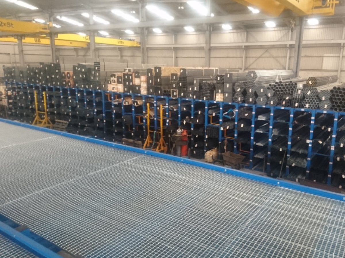 Sistema de almacenamiento de perfiles largos